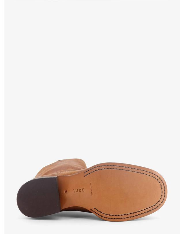 주드 [해외직구][N85]JUDE PF26BO022BR024SU002 여성 부츠 부티 앵클 미들 롱 니하이 JUDE Leif Distressed leather boots 착용컷