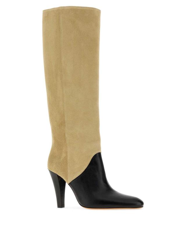 주드 [해외직구][X45]JUDE FW26BO029MC039C L023 여성 앵클부츠 미들 롱부츠 니하이부츠 Beige suede Edita boots 착용컷