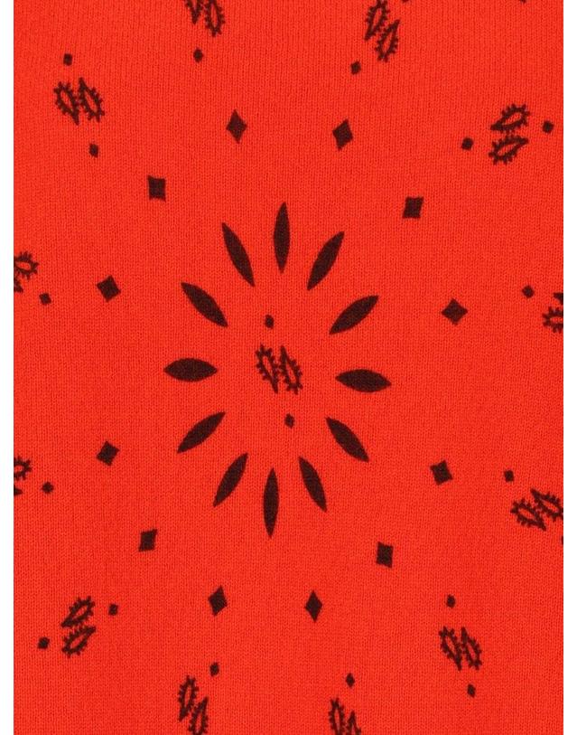 쿠즈텡 [해외직구][A94]KUJTEN F 25002265 여성 니트 스웨터 KUJTEN KUJTEN Apple Bandana Sweater 착용컷