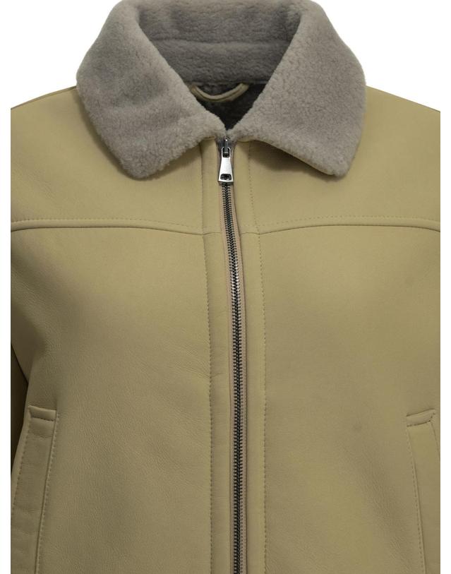셈페르 [해외직구][V90]Semper 1815MONTONE NAPPATOBEIGE 여성 자켓 코트 아우터 Shearling jacket 착용컷
