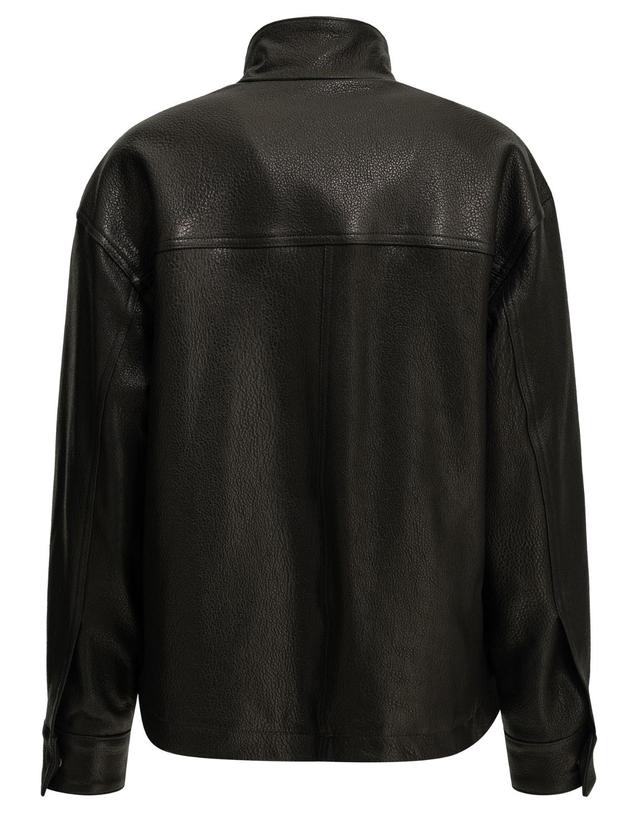 셈페르 [해외직구][V90]Semper 1806PELLE JACQUARDNERO 여성 자켓 코트 아우터 Nappa leather jacket 착용컷