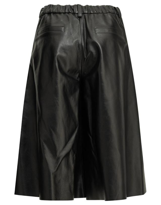 셈페르 [해외직구][V90]Semper 1802NAPPA LISCIANERO 여성 반바지 숏팬츠 Formal leather shorts 착용컷