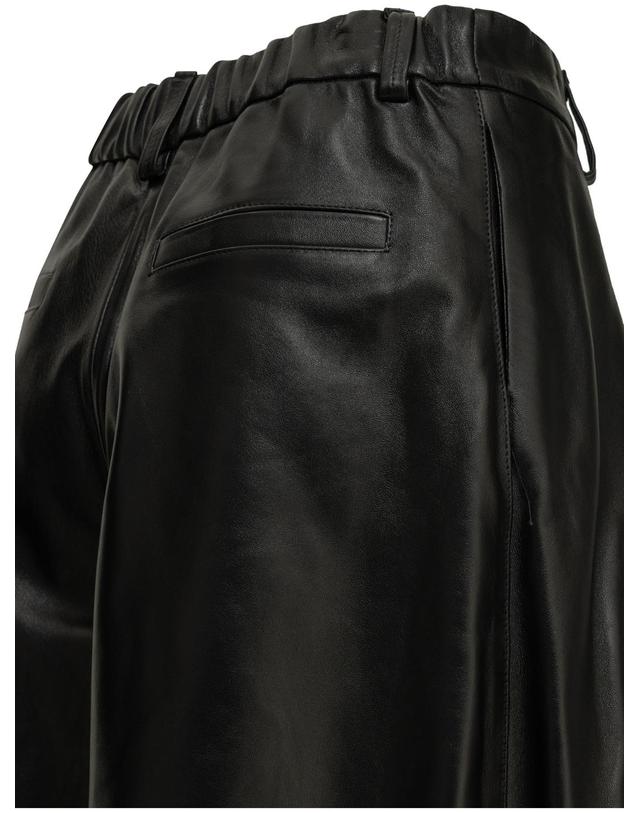 셈페르 [해외직구][V90]Semper 1802NAPPA LISCIANERO 여성 반바지 숏팬츠 Formal leather shorts 착용컷