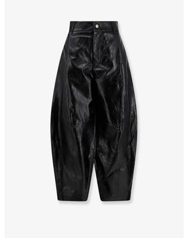 [해외직구][N85]쉐르 PAN1383JULIEN 여성 트라우저 바지 팬츠 면바지 SOEUR Julien leather trousers