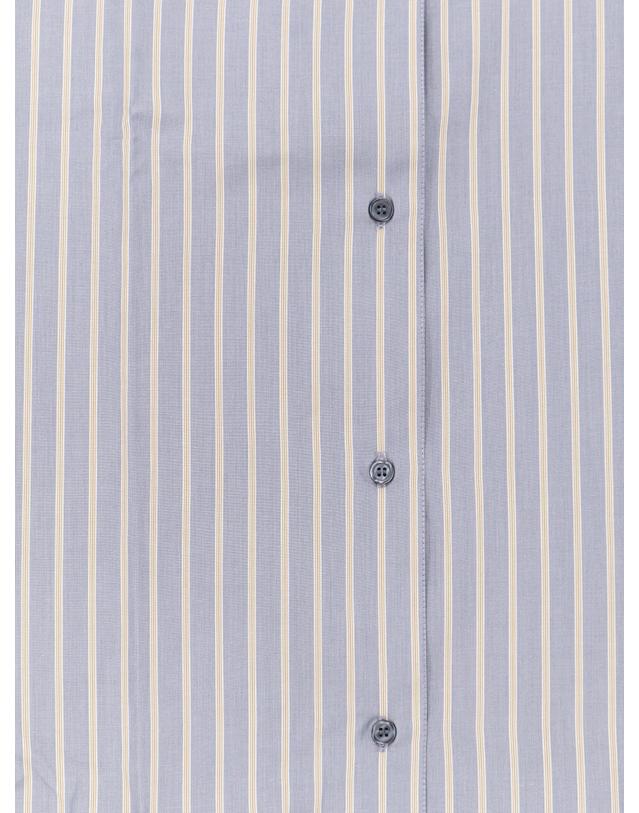 쉐흐 [해외직구][N85]쉐르 CHE1233GRENADE 여성 셔츠 블라우스 남방 SOEUR Grenade striped cotton shirt 착용컷