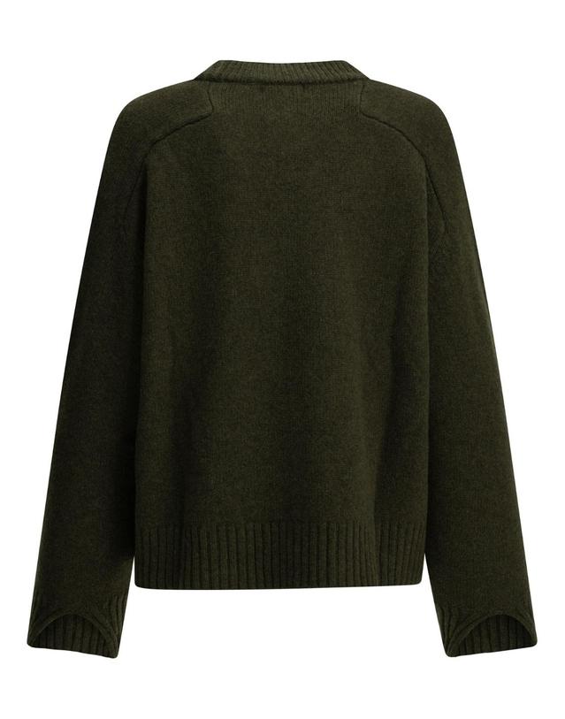 쉐흐 [해외직구][V90]쉐르 PUL0079WILLKAK1625W 여성 니트 스웨터 가디건 Will Crew Neck Sweater 착용컷