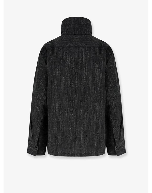 쉐흐 [해외직구][N85]쉐르 CHE1275LUTECE 여성 셔츠 블라우스 남방 SOEUR Lutece virgin wool blend shirt with drawstring 착용컷