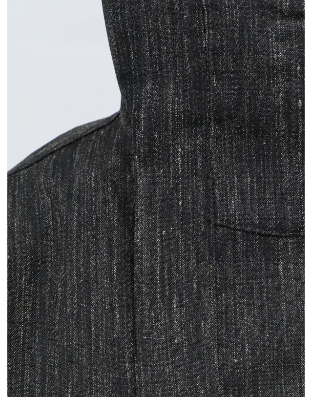 쉐흐 [해외직구][N85]쉐르 CHE1275LUTECE 여성 셔츠 블라우스 남방 SOEUR Lutece virgin wool blend shirt with drawstring 착용컷
