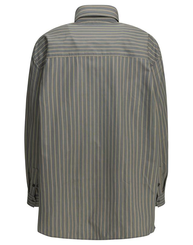 쉐흐 [해외직구][V90]쉐르 CHE1233GRENADEGRI3626W 여성 셔츠 블라우스 남방 Casual Striped Shirt 착용컷