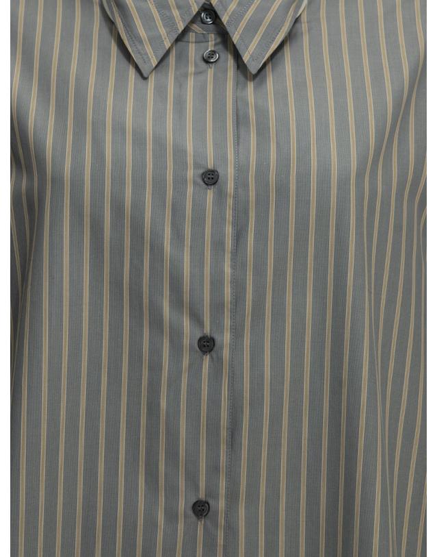쉐흐 [해외직구][V90]쉐르 CHE1233GRENADEGRI3626W 여성 셔츠 블라우스 남방 Casual Striped Shirt 착용컷