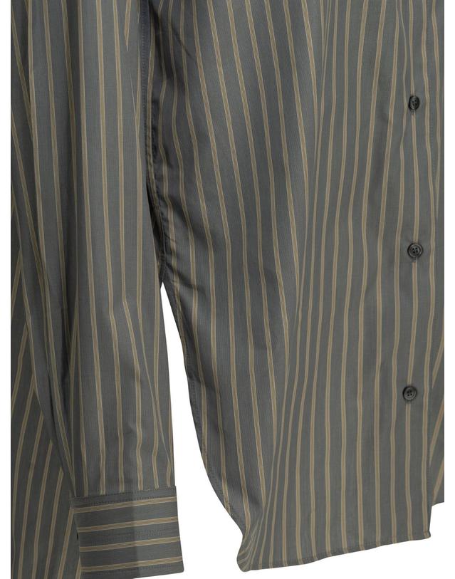 쉐흐 [해외직구][V90]쉐르 CHE1233GRENADEGRI3626W 여성 셔츠 블라우스 남방 Casual Striped Shirt 착용컷
