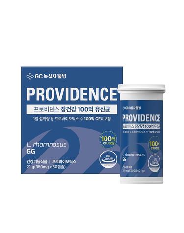 GC녹십자웰빙 프로비던스 장건강 100억 유산균 60캡슐 1박스 2개월분