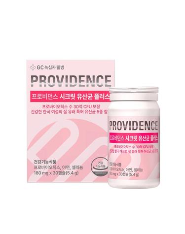 GC녹십자웰빙 프로비던스 시크릿 유산균 플러스 30캡슐 1박스