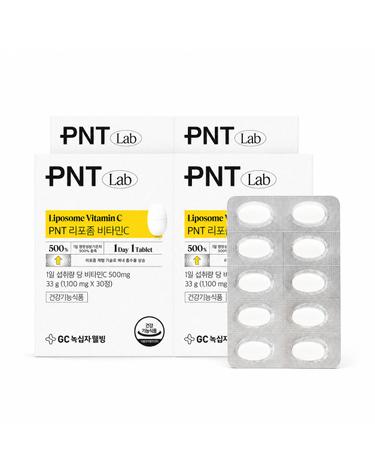 GC녹십자웰빙 PNT 리포좀 비타민C 30정 4박스