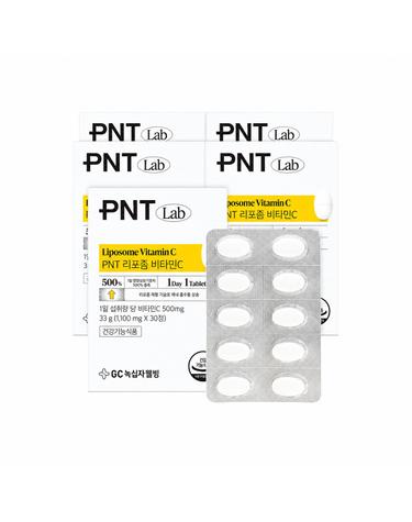 GC녹십자웰빙 PNT 리포좀 비타민C 30정 5박스