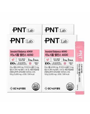 GC녹십자웰빙 PNT 이노시톨 밸런스 4000 30포 4박스