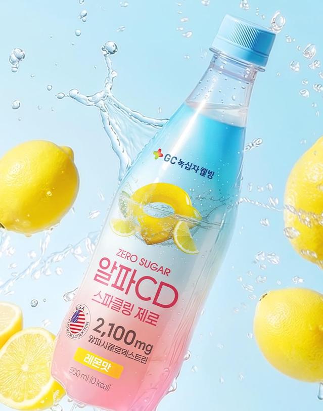 녹십자웰빙 GC녹십자웰빙 알파CD 스파클링 제로 12병 착용컷