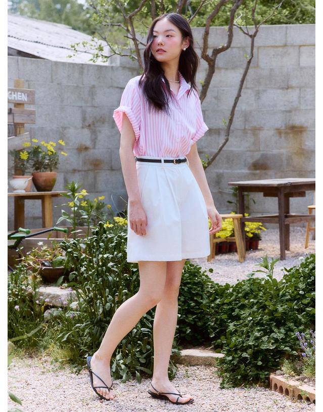유어네임히얼 시원이 투턱 A라인 팬츠_YHPT260409 착용컷