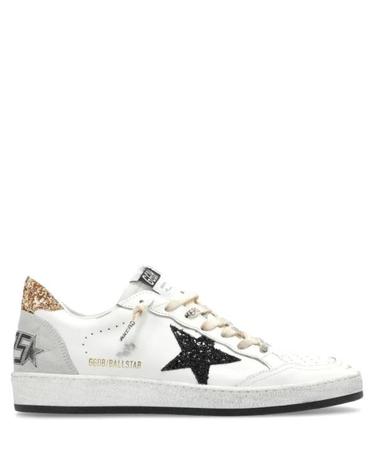 [해외직구] 26FW 골든구스 글리터 스타 볼스타 스니커즈 GWF00117 F006118 10750 099 10750 WHITE BLACK GOLD ICE