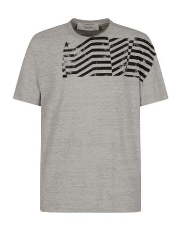 [해외직구] 26SS 골든구스 반팔 티셔츠 GUP01220 P00252360255 Grey Melange