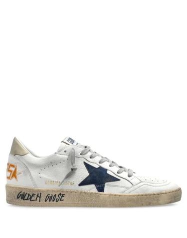 [해외직구] 26FW 골든구스 볼 스타 스웨이드 스니커즈 GMF00117F007571 11660 WHITE BLUE ICE