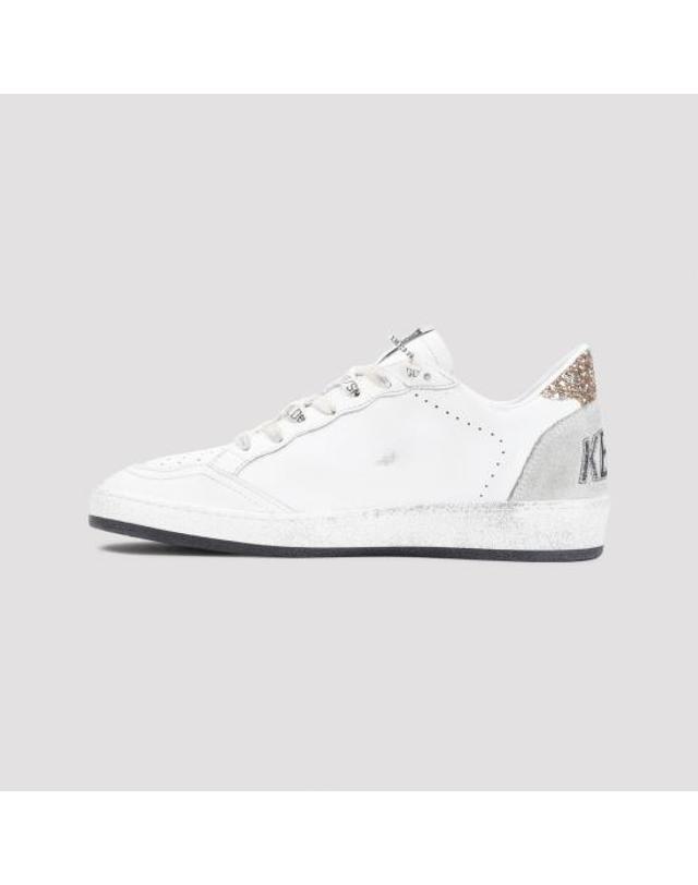 골든구스 [해외직구] 26FW 골든구스 글리터 스타 볼스타 스니커즈 GWF00117 F006118 10750 WHITE BLACK GOLD ICE 착용컷