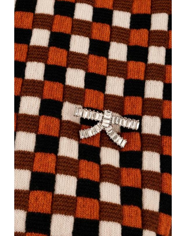 골든구스 [해외직구] 26FW 골든구스 스웨터 GWP02824P002676 83442 BROWN BLACK ORANGE WHITE 착용컷