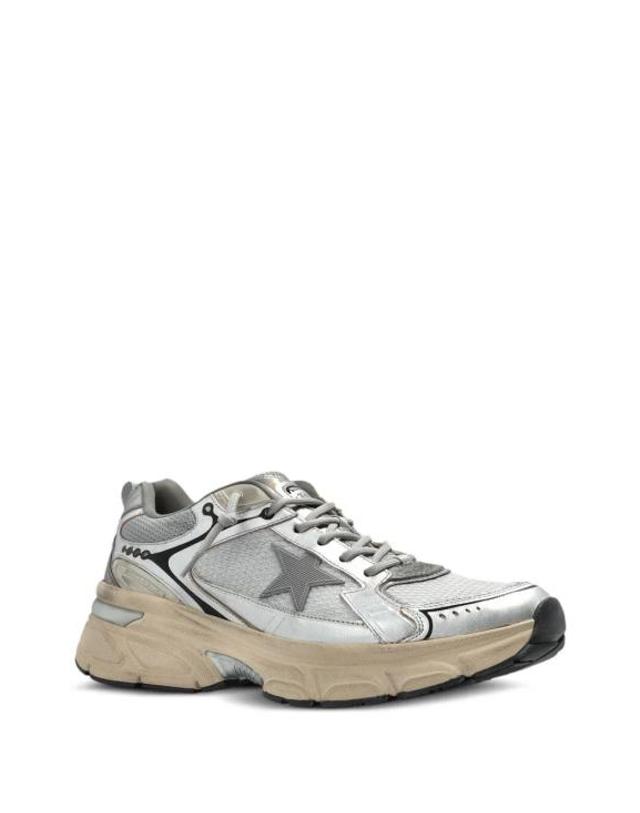 골든구스 [해외직구] 26FW 골든구스 라이트스타 스니커즈 GMF00724 F007843 60320 099 60320 GREY SILVER BLACK 착용컷