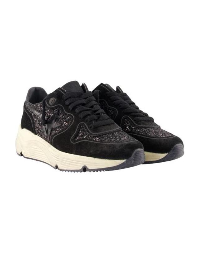 골든구스 [해외직구] 26FW 골든구스 러닝 솔 스니커즈 GWF00126F00873290100 BLACK 착용컷