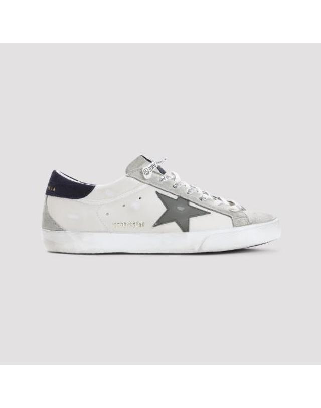골든구스 [해외직구] 26FW 골든구스 스니커즈 GMF00102F008728 83408 CREAM OLIVE BLUE 착용컷