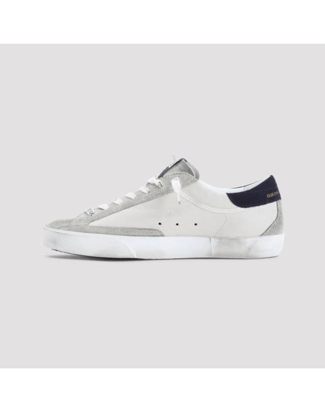 골든구스 [해외직구] 26FW 골든구스 스니커즈 GMF00102F008728 83408 CREAM OLIVE BLUE 착용컷