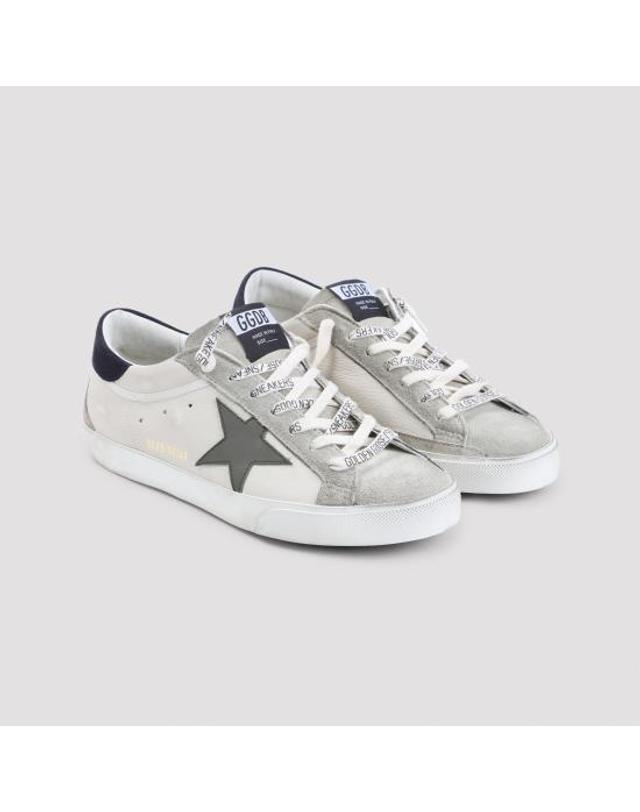 골든구스 [해외직구] 26FW 골든구스 스니커즈 GMF00102F008728 83408 CREAM OLIVE BLUE 착용컷