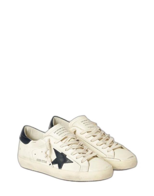 골든구스 [해외직구] 26FW 골든구스 슈퍼스타 스니커즈 GMF00101F004164 15430 BEIGE NIGHT BLUE 착용컷