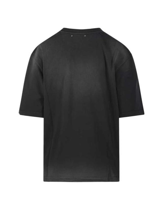 골든구스 [해외직구] 26FW 골든구스 반팔 티셔츠 GUP01873P002419 60666 CHARCOAL 착용컷