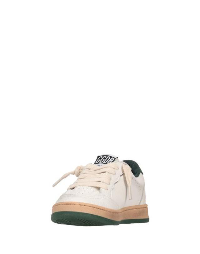 골든구스 [해외직구] 26FW 주니어 골든구스 스니커즈 GJF00439F004827 10502 WHITE GREEN 착용컷
