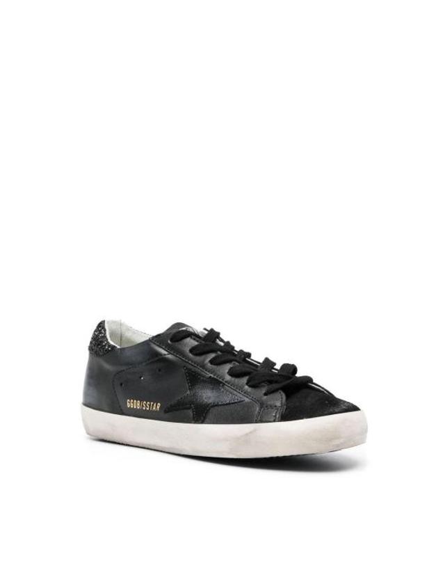 골든구스 [해외직구] 26FW 골든구스 SUPER STAR 슈퍼 스타 클래식 스니커즈 GWF00101F00346390100 BLACK 착용컷