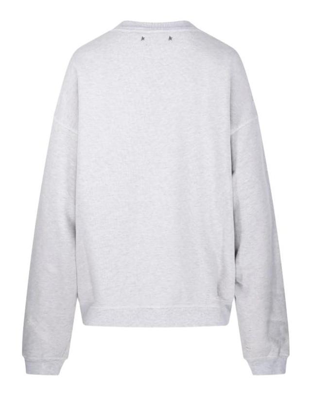 골든구스 [해외직구] 26SS 골든구스 긴팔 티셔츠 GUP02711 P00241260665 VINTAGE GRAY MELANGE 착용컷