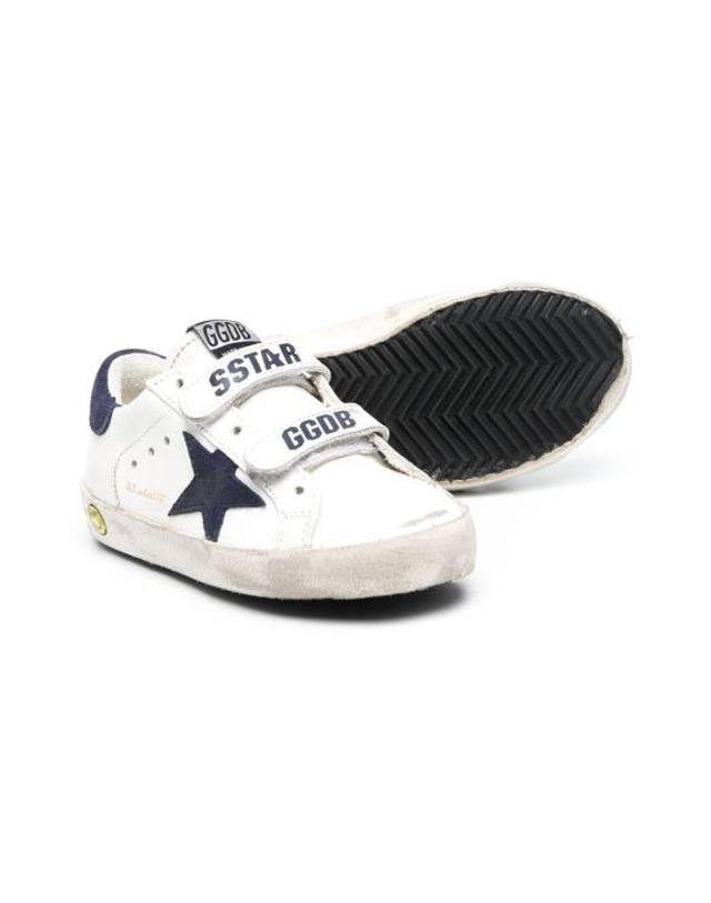 골든구스 [해외직구] 27SS 주니어 골든구스 스니커즈 GJF00111F000418 10304 WHITE BLUE DEPTHS 착용컷
