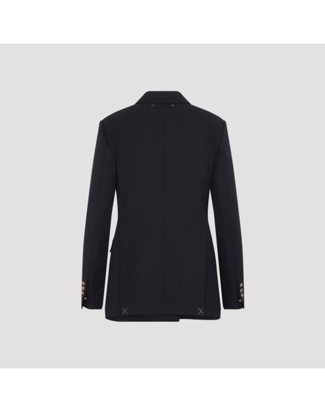 골든구스 [해외직구] 26FW 골든구스 수트 자켓 GWP00829 P000619 50486 DARK BLUE 착용컷