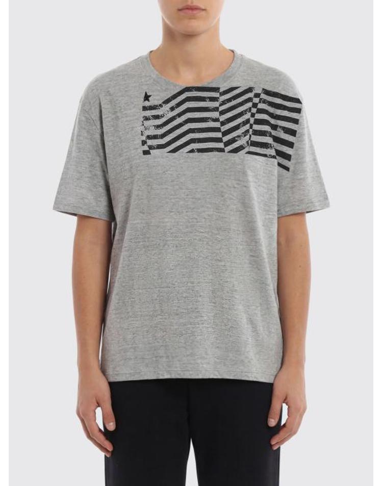 GOLDEN GOOSE [해외직구] 26SS 골든구스 반팔 티셔츠 GUP01220P002523 60255 Grey