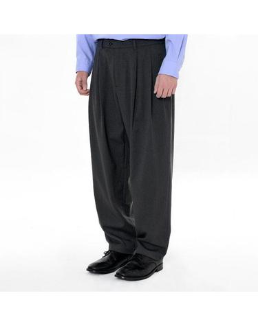 [비얼디드키드] 남성 BANDING SILHOUETTE PANTS CHARCOAL (B22FWMP10CCA1-W)