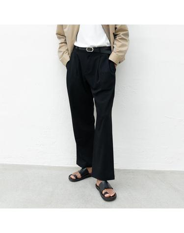 [비얼디드키드] 남성 BANDING REGULAR SILHOUETTE PANTS BLACK (B22FWMP06BKA1-W)