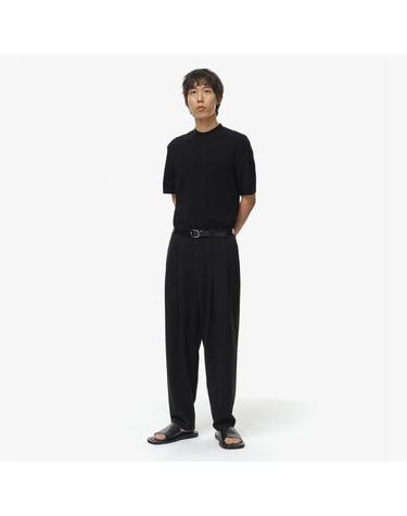 [비얼디드키드] 남성 BANDING SILHOUETTE PANTS BLACK (B22AMP01BKA1-W)