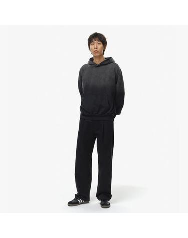 [비얼디드키드] 남성 COTTON SILHOUETTE PANTS BLACK (B24SSMPCTBK006-W)