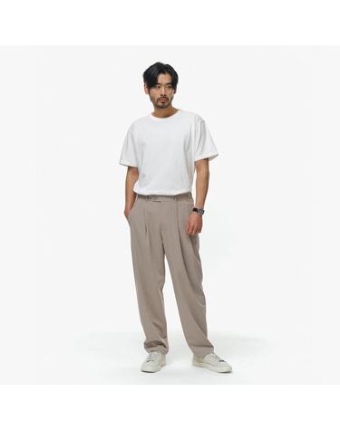 [비얼디드키드] 남성 BANDING SILHOUETTE PANTS BEIGE (B22AMP01BEA1-W)