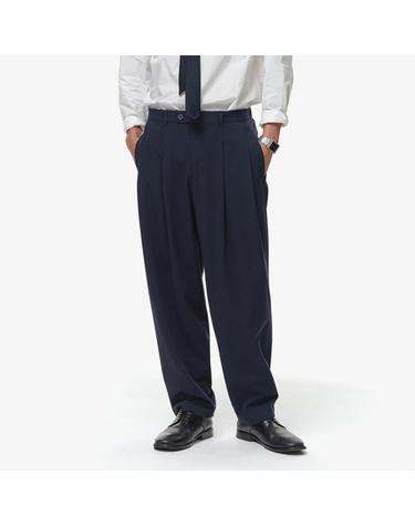 [비얼디드키드] 남성 BANDING SILHOUETTE PANTS NAVY (B22AMP01NVA1-W)