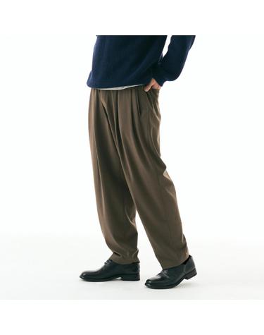 [비얼디드키드] 남성 BANDING SILHOUETTE PANTS BROWN (BALLWP02BRA1-W)