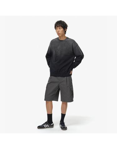 [비얼디드키드] 남성 RIPSTOP CARGO HALF PANTS CHARCOAL (B24SSMPNYCC202-W)