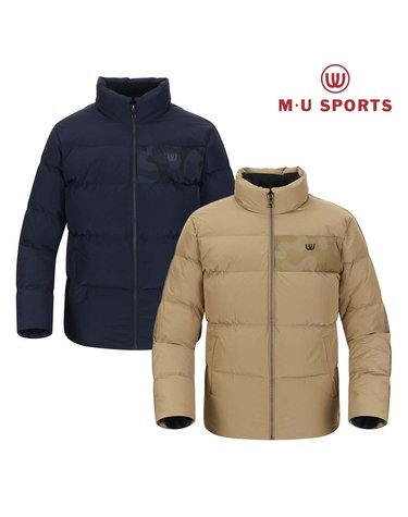 엠유스포츠 카모블럭다운점퍼 MU21722BF54