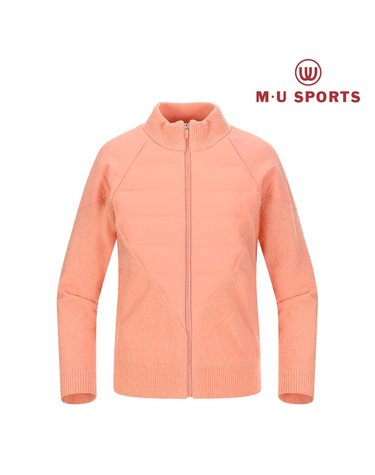 엠유스포츠 변형돌먼 다운 퀼팅 가디건 MU21722NC02